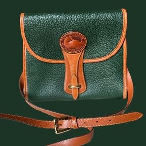 Vintage Dooney & Bourke Essex Shoulder Bag with "All Weather" Pebbled leather
